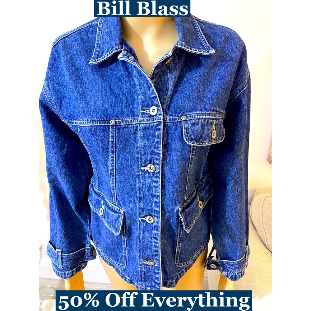 Bill Blass Jeans Jacket Sz 8 is Perfect Like New